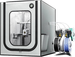 3D Printer Enclosure Compatible with Bambu Lab A1/A1 Mini, Large Size with LED Light, Constant Temperature & Fireproof Design, 3D Printer House Cover(A1 mini)
