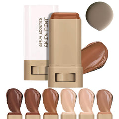 Beauty Skin Tint, Foundation Stick Beauty Balm Serum Boosted Skin Tint, Stick Foundation for Black Women, Hydrating Tinted Moisturizer Radiant & Dewy Finish (03, 18g)