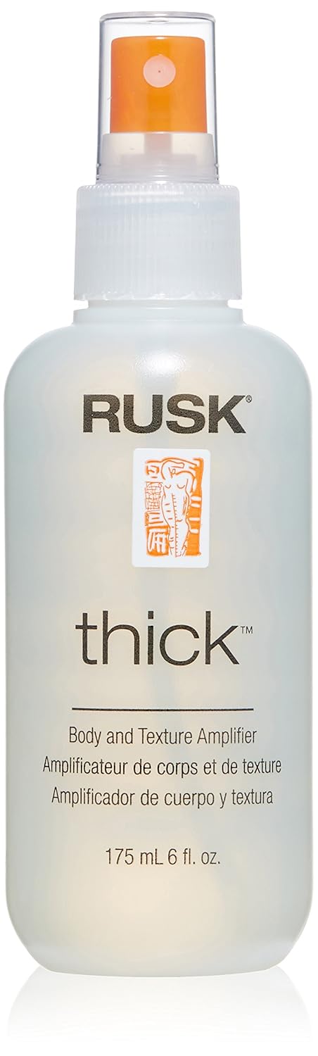 RUSK Designer Collection Thick Body and Texture Amplifier, Gives Hair Incredible Body, Creates Texture and Volume, Anyone with Fine, Limp, Lazy Hair