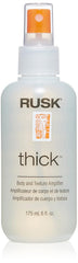 RUSK Designer Collection Thick Body and Texture Amplifier, Gives Hair Incredible Body, Creates Texture and Volume, Anyone with Fine, Limp, Lazy Hair