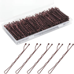 Bobby Pins 300 Pcs, Bobby Pins Black 2Inches, Fosvrde Reusable Invisible Wave Non Slip Hair Pins, for Girls, and Women, Bulk With Storage Box