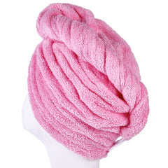 YYXR Microfiber Quick Drying Hair Towel Wrap - Super Absorbent Drastically Reduce Hair Drying Time