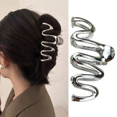 Gold Music Note Hair Clip, Metal Claw Clips for Women Girls Musical Score Hair Design Hair Accessories Strong Hold Jaw Clips for Thick Hair