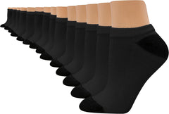 Hanes Women's Value, No Show Soft Moisture-wicking Socks, Available in 10 and 14-packs