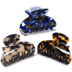 2 Pack Big Hair Claw Clips Tortoise Shell Nonslip Large Claw Clip For Women Celluloid Leopard Print Jaw Clips For Thick Hair