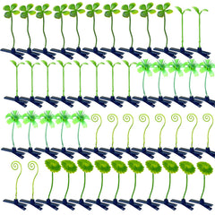 50pcs Bean Sprout Hair Clips Little Grasst Hairpins Funny Barrette Headwear Hair Accessories for Women Kids Girls Lady Home School Party Headwear