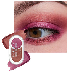 Burnt Terracotta & Smoked Bronze Eyeshadow Duo – Rich Earthy Neutrals for Sultry Everyday Glam – Ultra-Blendable, High-Payoff Formula for Effortless Smoky Eye or Warm Matte Depth(03)