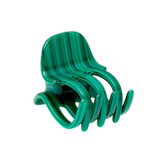 MACHETE Women Hair Clip Mini Claw Clip, 1.25 inch Hair Clamps Fashion Hair Accessories (Tortoise Checker)