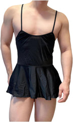 Men's Sexy Lingerie Hot Male Mini Dress Nightgown Naughty Sissy Gay Night Club Party Crossdress