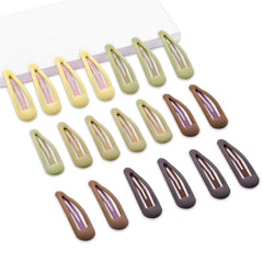 Small Hair Barrettes For Women No Slips Metal Snap Clips For Thin And Fine Hair,Matte Black Tortoiseshell,20 PCS,1.97 x 0.5 Inch.