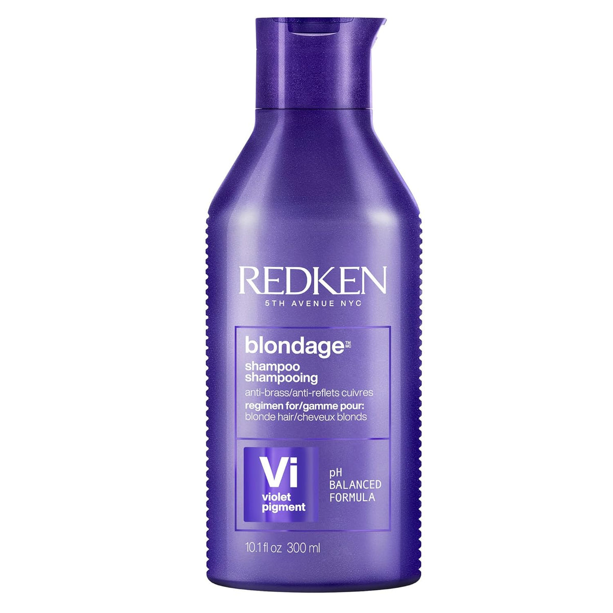 Redken Blondage Purple Shampoo For Blonde, Bleached or Highlighted Hair - Neutralizes Brassy Tones With Salicylic Acid, Color Depositing