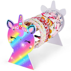 Basumee Girls Headband Holder Organizer Hair Hoop Headband Display Stand Unicorn Hairband Stand Organizer Headband Storage Home Room Decors for Girls, Rainbow