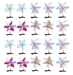 50PC MIXED Bean Sprout Hair Clips Pack Little Leaf Leaves Rave Plur Festival EDM Concert Flower Grass Cute Small Straight Hairpins Funny Costume Barrette Headwear Hair Accessories Party Headwear Pin