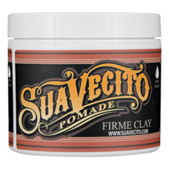 Suavecito Pomade Firme Clay - Strong Hold Hair Clay For Men - Low Shine Matte Hair Clay Pomade For Natural Texture Hairstyles