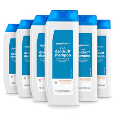 Amazon Basics 2-in-1 Dandruff Shampoo & Conditioner, Gentle and pH Balanced, 14.2 Fluid Ounces, 1-Pack (Previously Solimo)