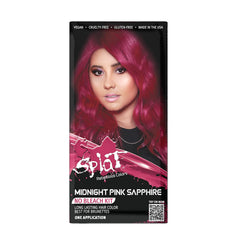 Splat | Midnight Complete Kit | Hair Dye | Semi-Permanent | Long Lasting | Vegan and Cruelty-Free (Midnight Tanzanite)