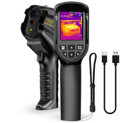 Handheld Thermal Imaging Camera, 160×120 Infrared Resolution, -4°F to 1022°F, 25Hz Infrared Camera, PC Analysis, 50° FOV, Image Fusion, for Construction/Thermal Mercury/Circuit Breakers (ZC-H160)