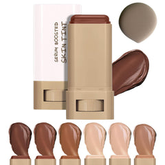 Cove Balm Beauty Stick - Covebalm Skin Tint for Black Women, Solid Tinted Moisturizing Serum Contour Stick, Smooths Fine Lines and Evens Tone with a Natural Finish (Medium Deep)