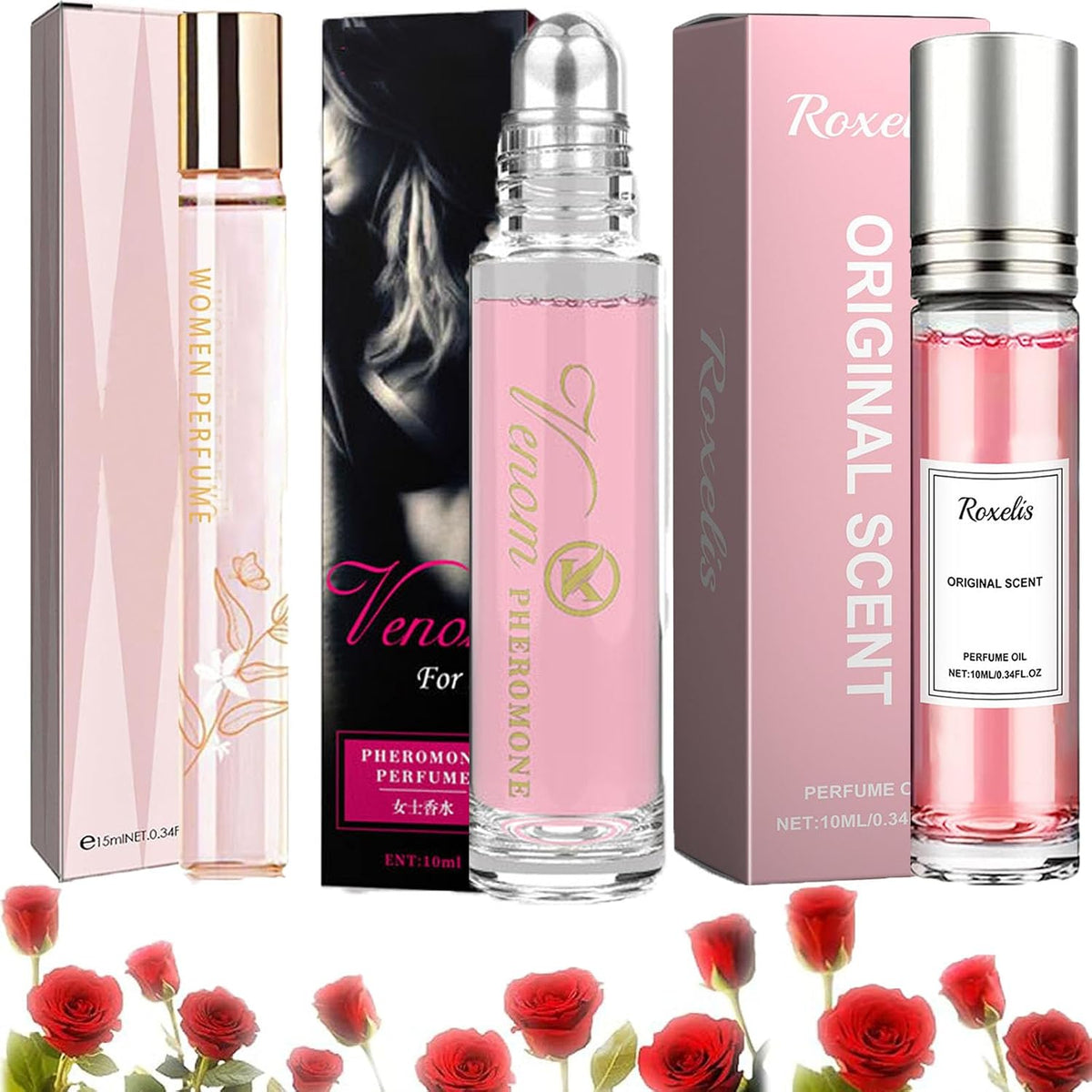 Aura Pheromones Perfume,Aura Pheromones Perfume Paris Passion,Pheromones Perfumes For Women,Aura Perfume,Pheromone Attraction Perfume,Long Lasting Pheromone Perfume (3PCS)