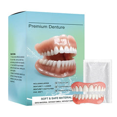 Silicone Full Denture Set, Moldable Dentures, Ayyecoeeye Teeth, Smileasego Premium Dentures, Silicone Reline Denture Set, Denture Silicone Reline Kit (2)