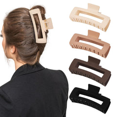 4 Pack 5 Inch Extra Large Non-slip Big Claw Clips for Thick, Long Hair - Jumbo Claw Clips Hair Accessories for Women and Girls