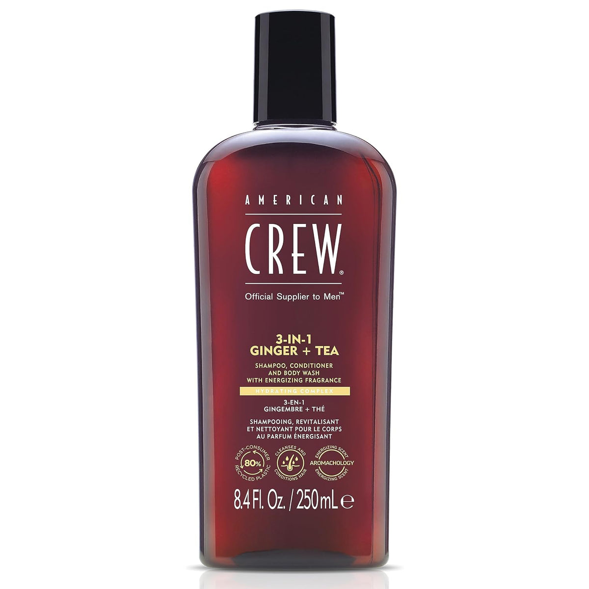 American Crew Shampoo, Conditioner & Body Wash for Men, 3-in-1, 33.8 Fl Oz
