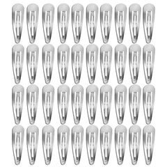 40 Pcs 2 Inch Gold Metal Snap Hair Clips No Slip Hair Barrettes For Women Hair Accessories(Gold)