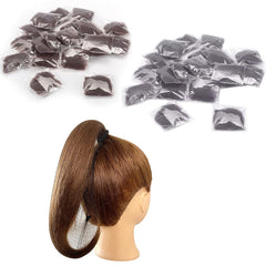 20 Pcs Hair Nets for Women Bun,Invisible Hair Nets Elastic Edge Mesh (Coffee)