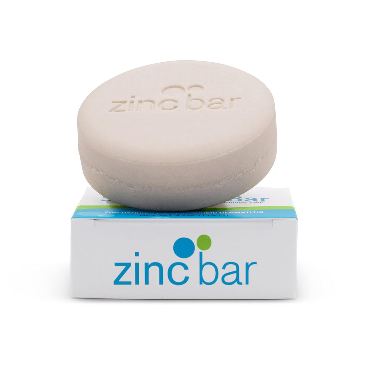 2% Pyrithione Zinc Shampoo Bar for dandruff and seborrheic dermatitis - Peppermint (4 Oz)