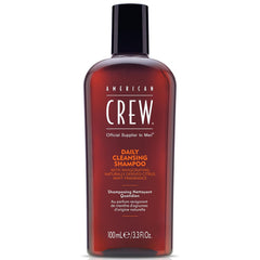 American Crew Shampoo for Men, Daily Cleanser, Naturally Derived, Vegan Formula, Citrus Mint Fragrance, 33.8 Fl Oz