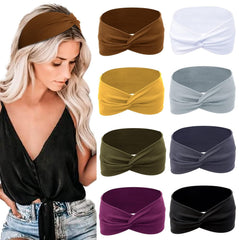 Tobeffect Paisley Bandana Headbands: Cute Summer Hair Accessories - Wide Knotted Bow Headband, Rabbit Ears Turban Headwraps for Women and Girls