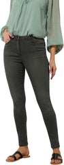 Long Tall Sally Women Tall Washed Ava Skinny Jeans Black
