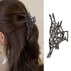 AIUPUOC Metal Black Snake Gothic Hair Claw Clip for Women's Thick Hair, 1Pcs, Halloween Hair Decorations, Hair Accessories