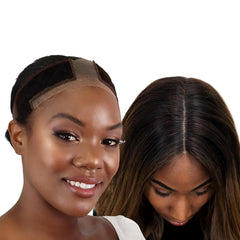 MILANO COLLECTION Wigrip, Premium Lace Wig Band for Women, Fully Adjustable & Reinforced Lace Wig Grip Band by Hairline, Comfortable and Secure Glueless Velvet Headband, Nude
