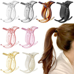 8 Pcs Matte Ponytail Holder Hair Claw Clips Bun Hair Braiding Hair Clips Strong Hold French Barrettes Fine Hair Jaw Clips Accessories for Women