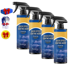 2026 New Upgraded Car Coating Spray for Shine & Protection, Advanced Quick Effect Coating Agent Spray, 3 in 1 Automotive Ceramic High Gloss Restorer-Long Lasting Protection Waterless Wash Polish (2Pc)