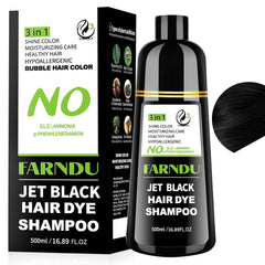 Light Brown Hair Dye Shampoo for Women Men, Gray Hair Coverage Seimi Permanent Instant 3 in 1 Hair Color Shampoo Champu Para Canas Muier