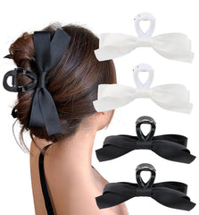 SEVEN LUCKY LIGHT Hair Clip, 7 Pcs 4.5" Fuzzy Claw Clips for Thick Hair, Cute Fuzzy Clip for Women Girls, Soft Hair Clips