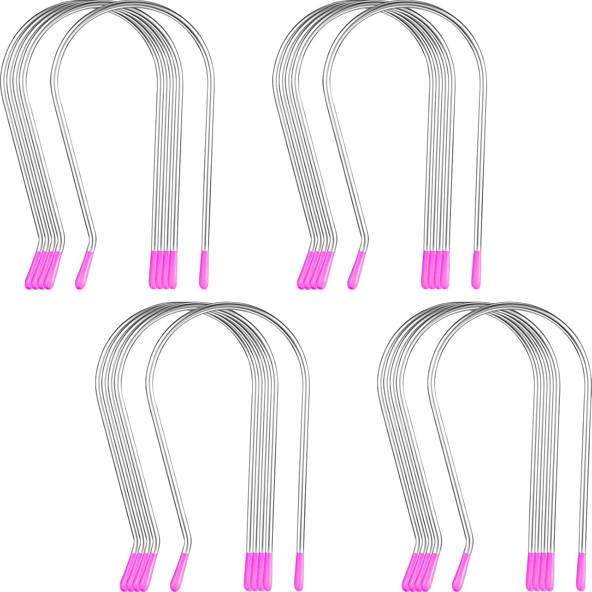 20 Pieces Assorted Hot Roller Clips Replacements, Fits Most Sized Rollers Curlers (Large, Medium, Small)