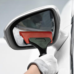 1 x Car Window Body Water Wiper Clean Scraper Shovel Rubber Window Squeegee Tint Tool, Compatible with Roewe LOMEMO Whale Clever, 1-Red