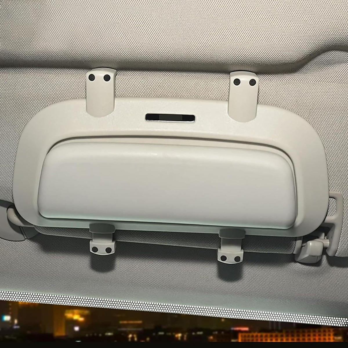 Car Glasses Cases for Peugeot 2008 2000-2018 ABS Sunglasses Holder Multifunctional Storage Box Eyeglasses Case Organizer Auto Interior Accessories(A/Black)