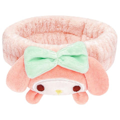 Kawaii Spa Headband for Washing Face, Make Up, Party - Soft Blue Headband for Women & Girls