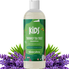 HONEYDEW Cleansing Kids Shampoo for Dry Scalp - Dry Flaky Scalp Care Shampoo for Kids and Hair Build Up Remover with Tea Tree Oil and Rosemary Essential Oils for Hair Care - Cleanser for Build Up