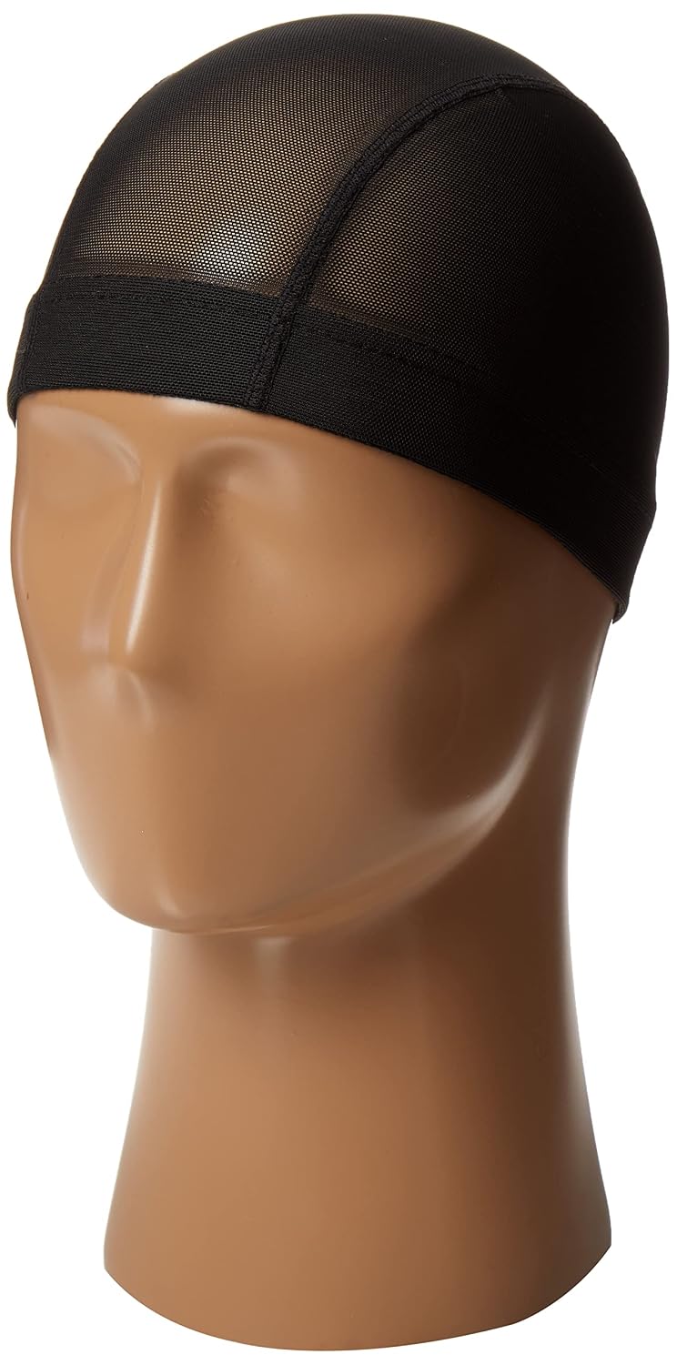 Mesh Dome Style Wig Cap by Qfitt 5011 Black