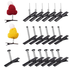 100Pcs Iron Blank French Barrette Hair Clip 4 Sizes 39/51/59/78mm Long Platinum for DIY Hair Accessories Making