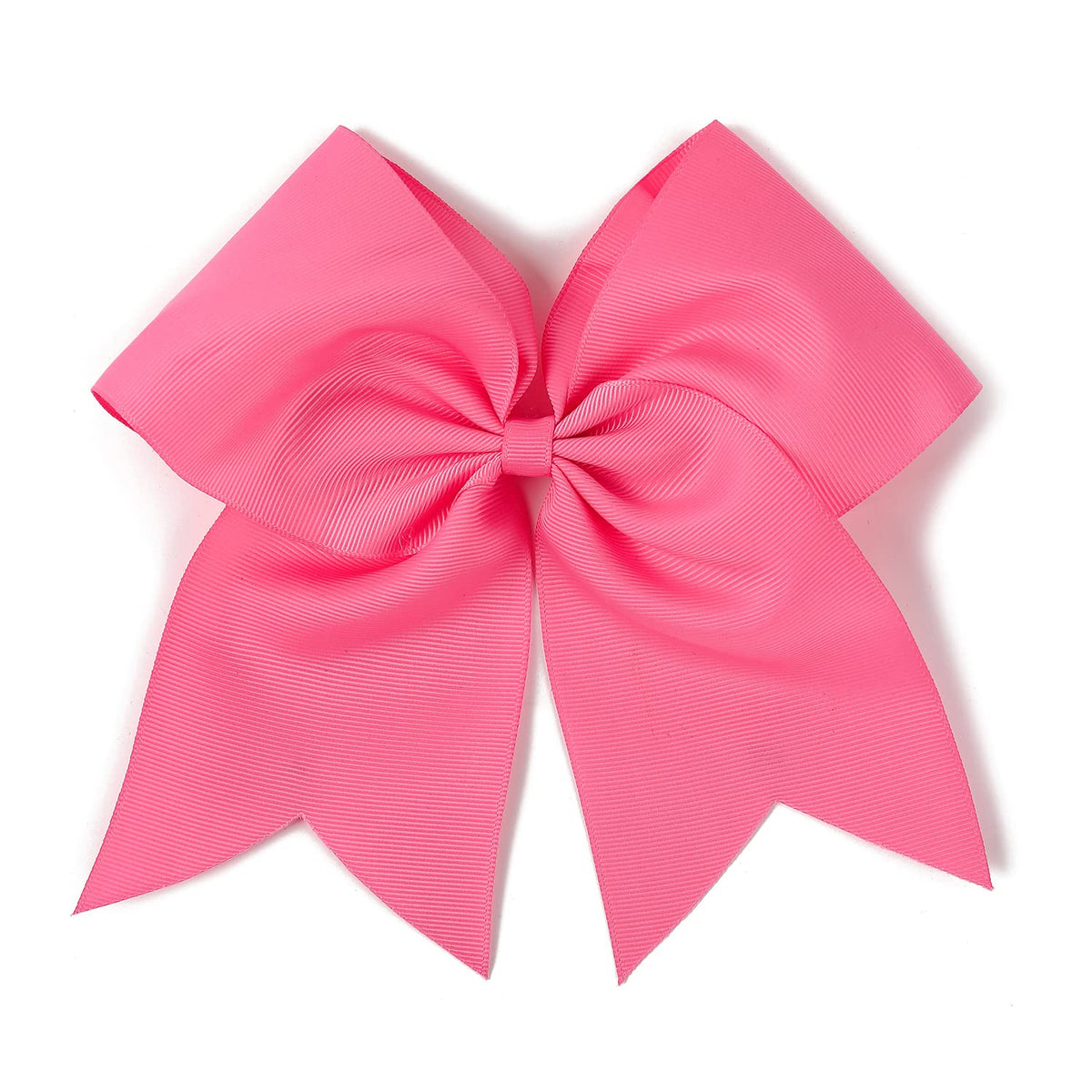 7 Inch Jumbo Solid Color Bows with Alligator Hair Clips For Girls and Women (Green)