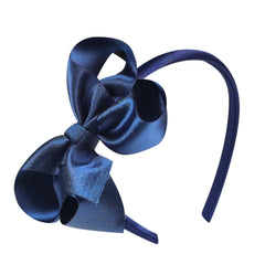 Boutique Hair Bow Headbands for Kids, Toddlers, and Girls - Gold