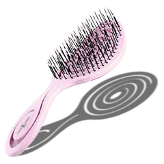 Chiara Ambra Detangling Hair Brush for Women, Men & Children, Unique Spiral Hairbrush, Vented Hair Straightening Brushes for Straight, Curly & Wet Hair - Does not Pull on Hair – Lilac