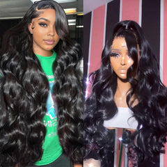 Body Wave Lace Front Wigs Human Hair 13x6 Lace Front Wigs Human Hair 200% Density 26 Inch 13x6 HD Lace Frontal HumanHair Wigs for Black Women With BabyHair