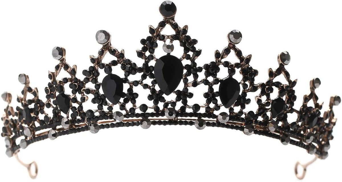 FORSEVEN Rhinestone Headband Birthday Party Tiaras Bridal Wedding Accessories Halloween Decorations Headband